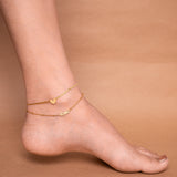 Double Layer Heart Love Chain