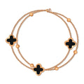 Double Layer Floral Chain