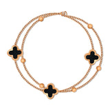 Double Layer Floral Chain