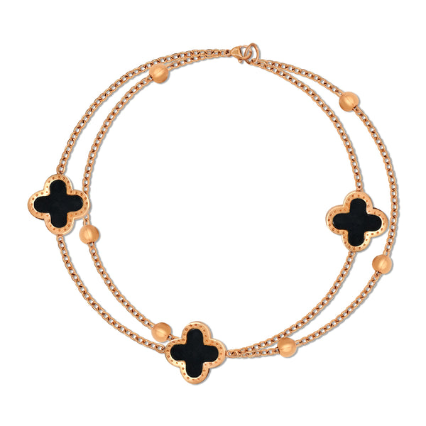 Double Layer Floral Chain