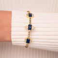 Cuff Bangle CZ Open