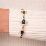 Cuff Bangle CZ Open