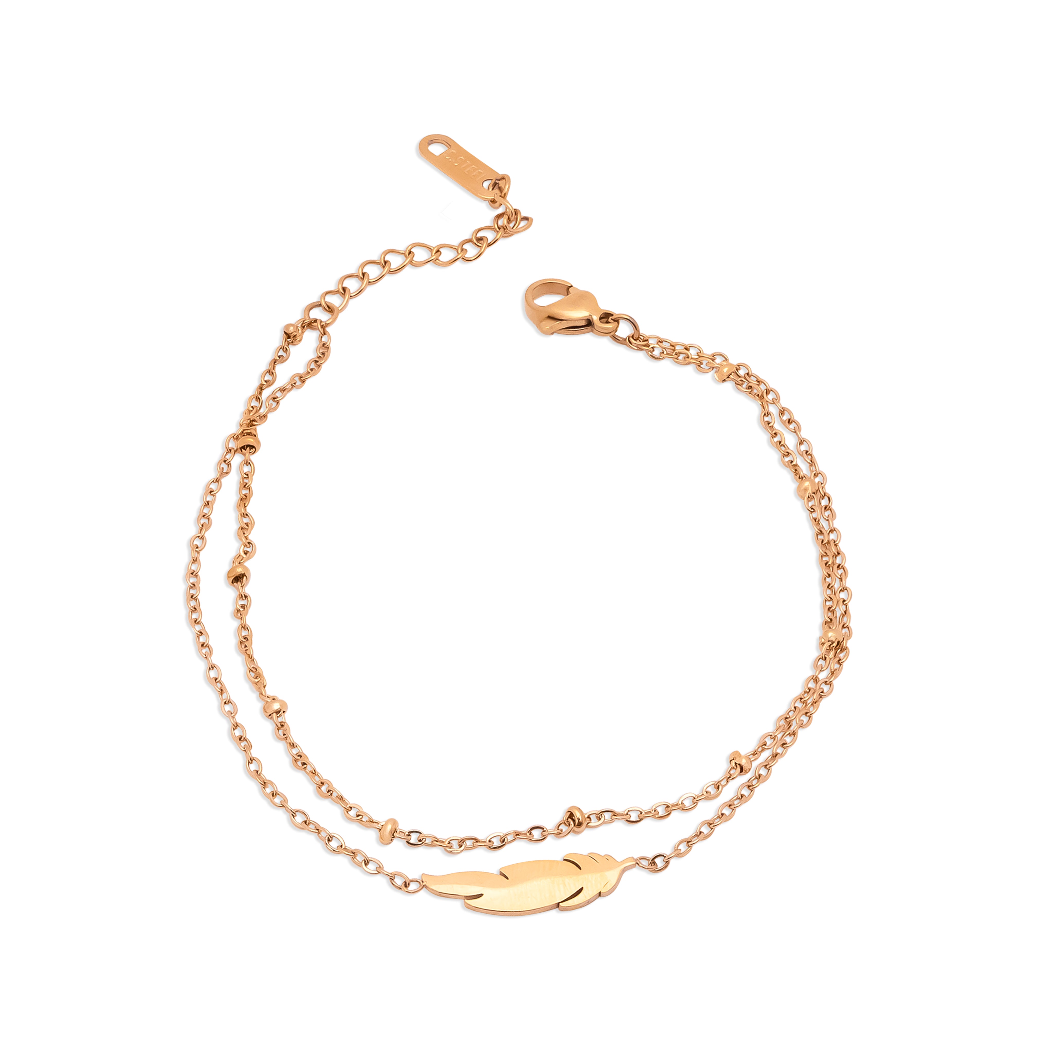 Tiny Plates Chain Bracelet | 18k Gold Plated