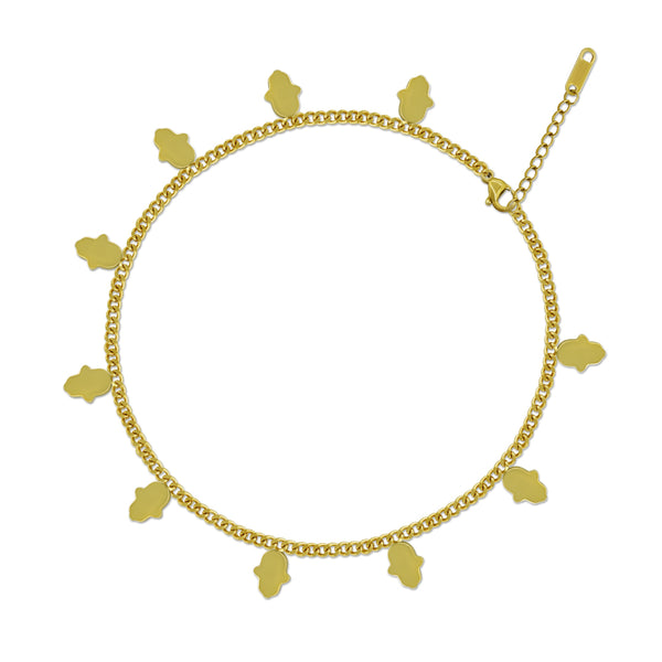 Hamsa Charm Chain