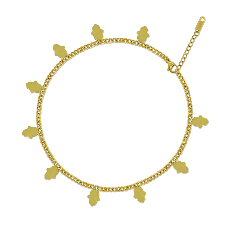 Hamsa Charm Chain