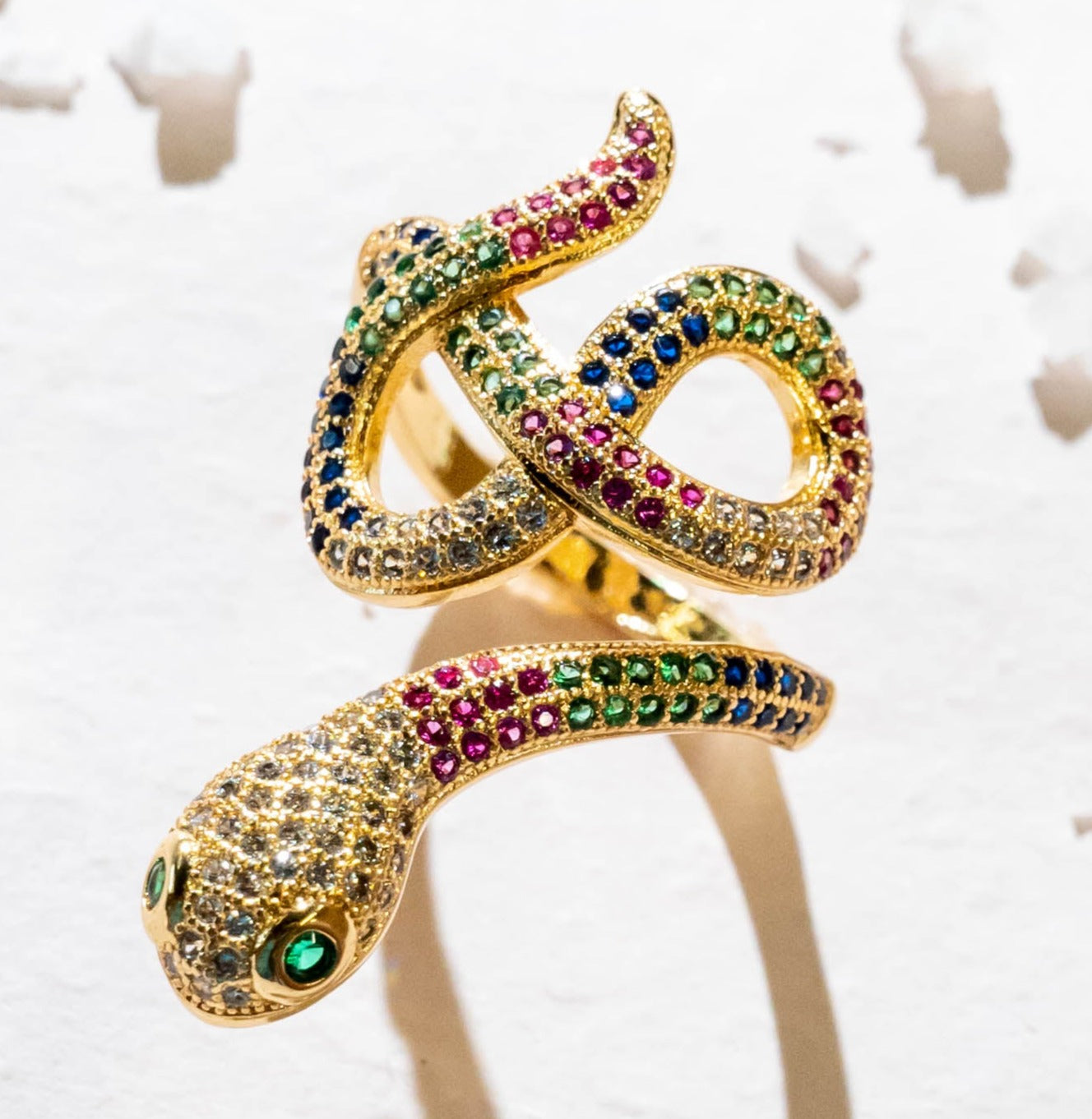 Reborn Serpent Ring | 18k Gold Plated