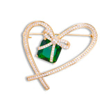 Green Emerald Heart