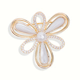 Rhinestone Faux Pearl