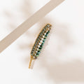 Vintage Gold And Diamond Feather