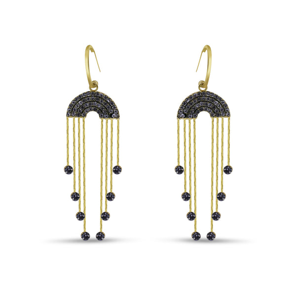 Layered Stone Embellished Dangler