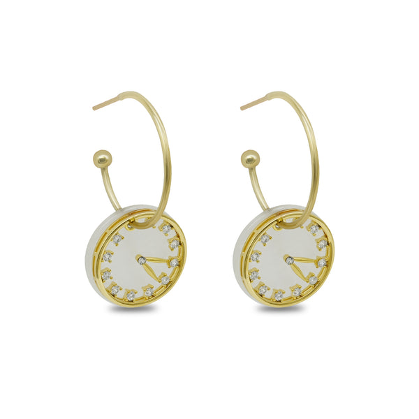 Clock Design Shiny Rhinestone