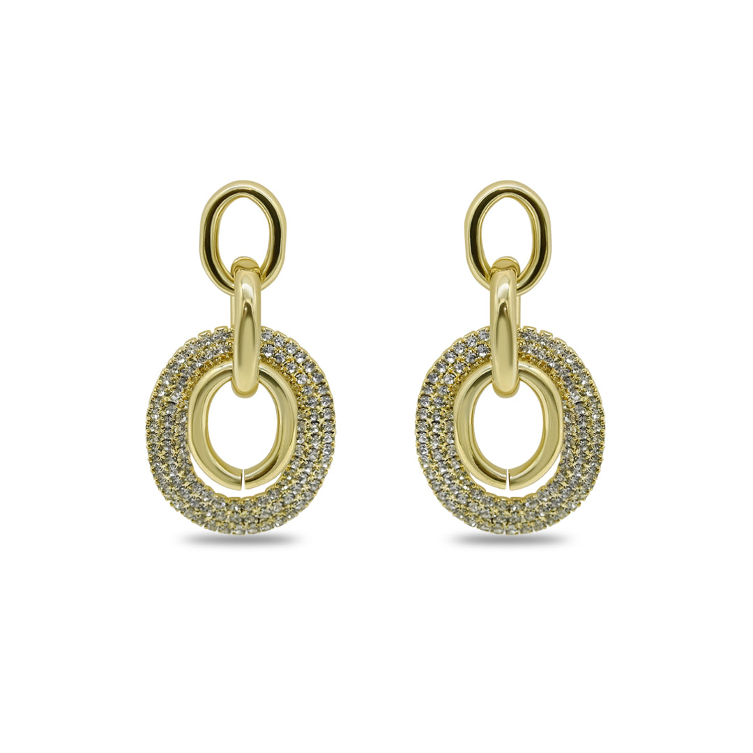 CZ Dangle Drop Earrings