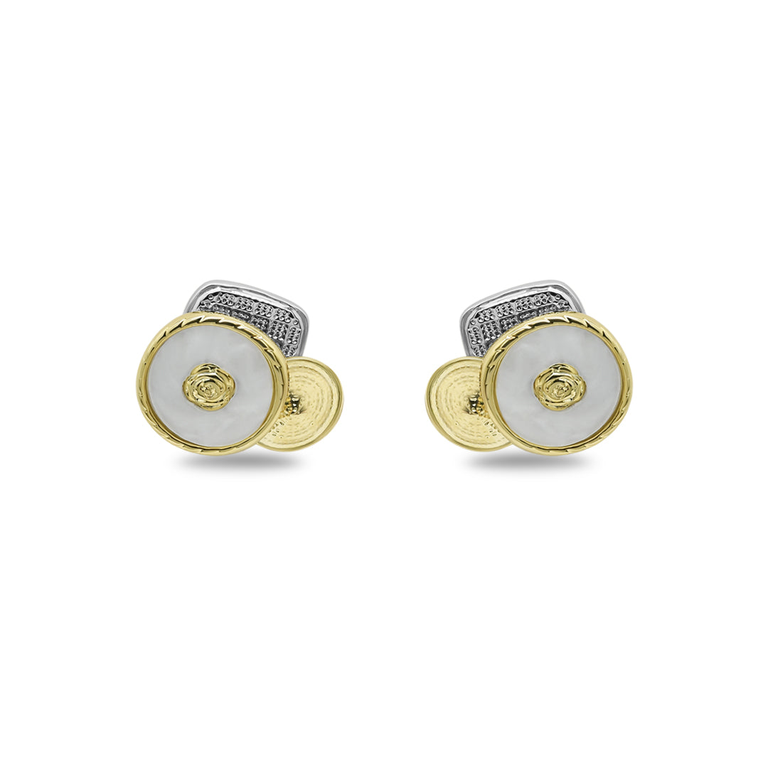 Two-Tone Pearl Stud