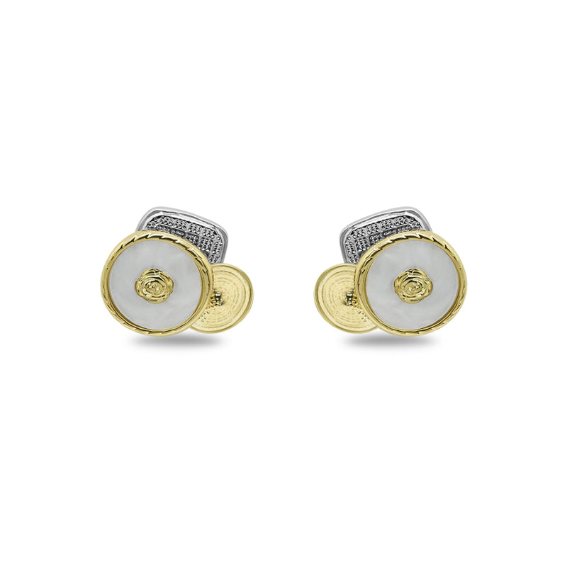 Two-Tone Pearl Stud