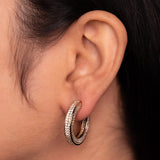 Infinite Light Diamond Hoops
