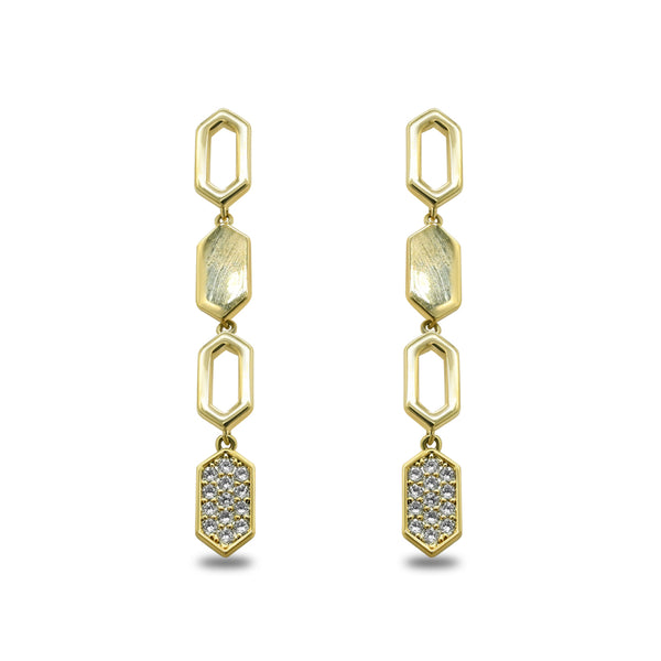 Statement Hexagon Dangle
