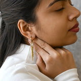 White Emerald Stone Long Chain