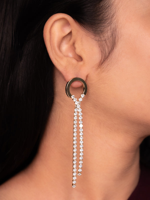 CZ Tassel Drop