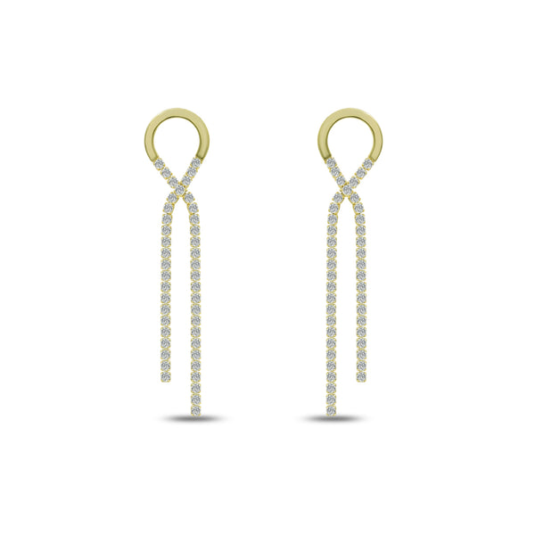 CZ Tassel Drop