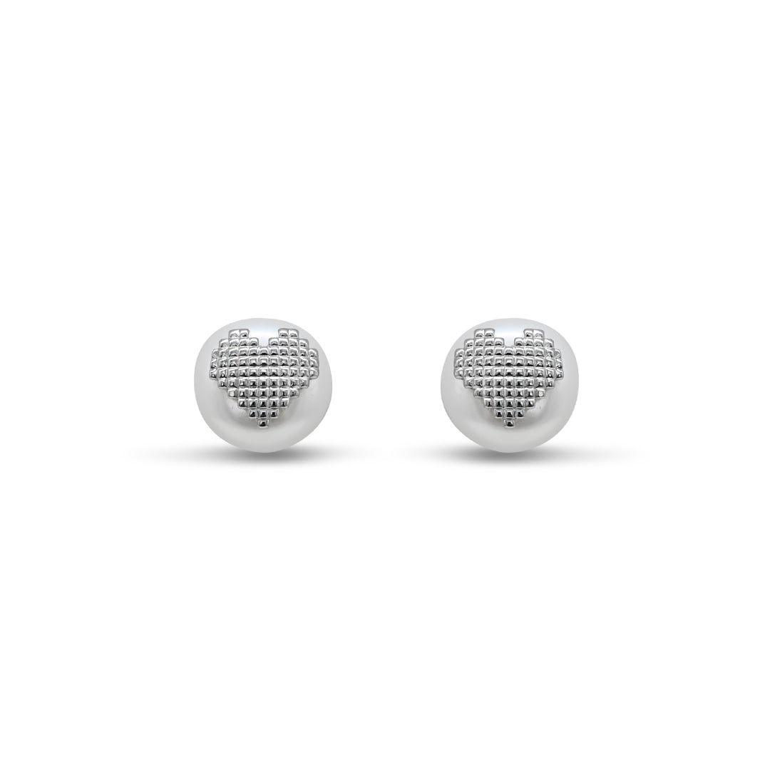 Round Heart Stud
