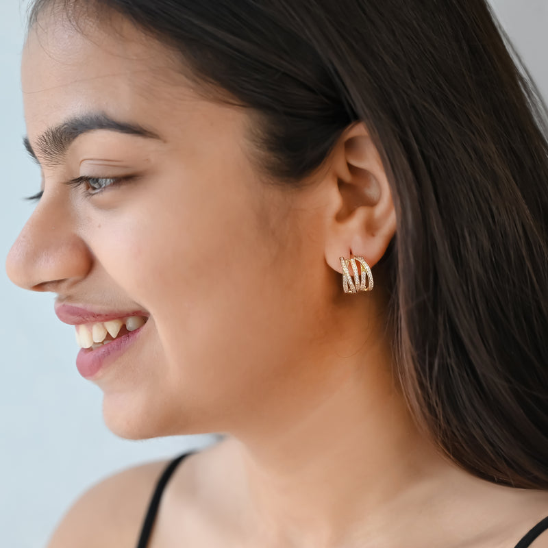 Golden Spiral Hoops