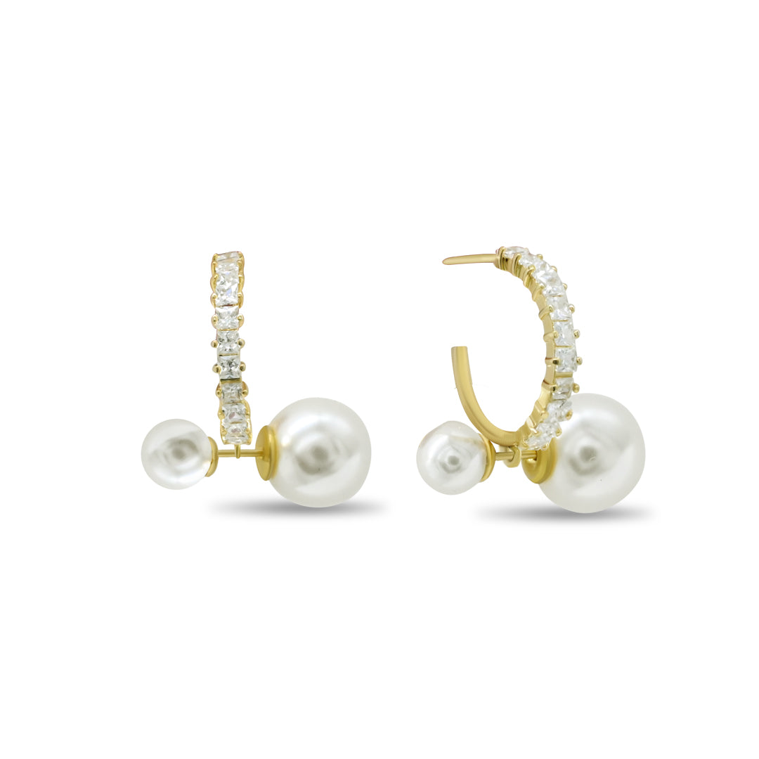 Pearl Bar Earring