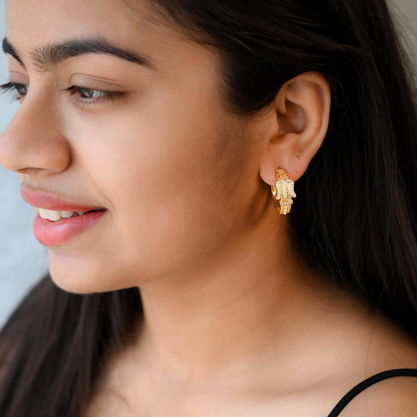 Gold Belt Hoops