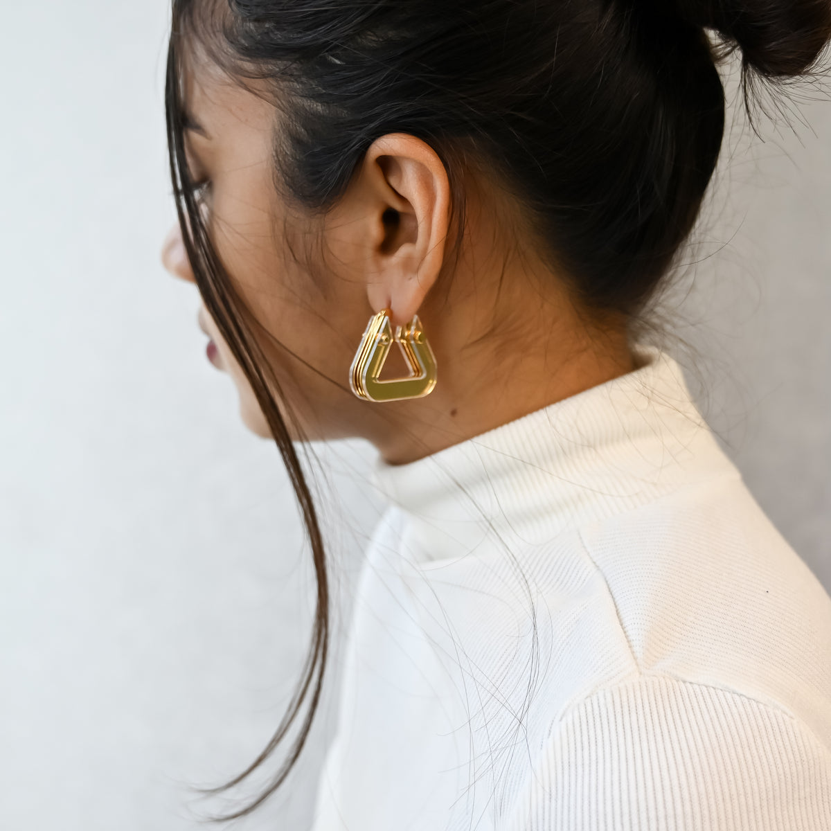 Olivia Triangle Hoops