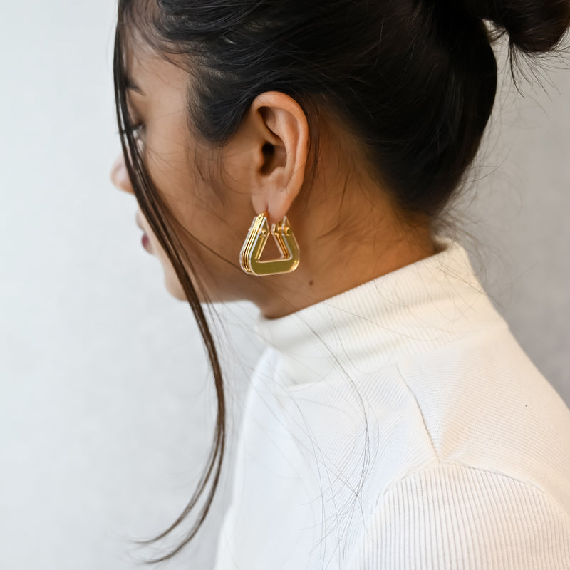 Olivia Triangle Hoops