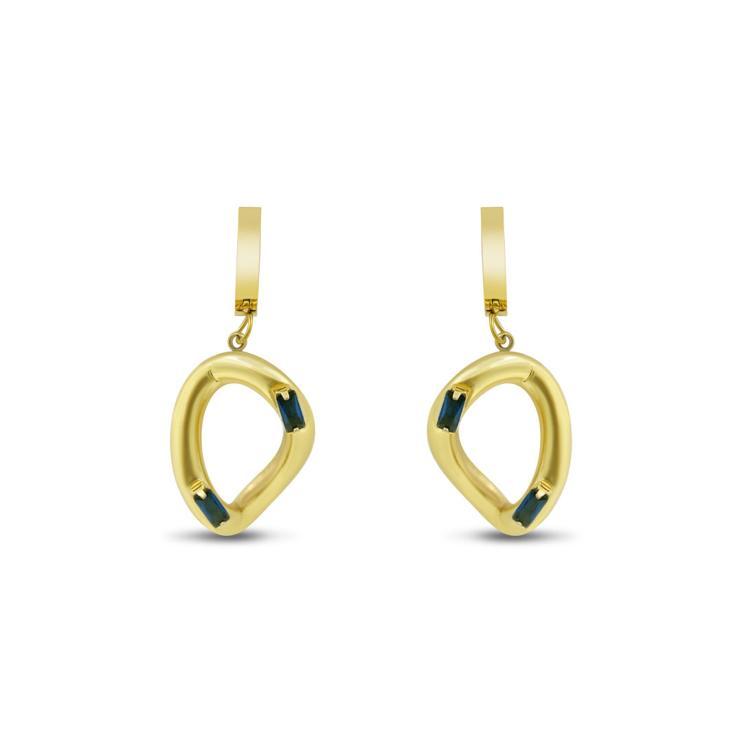 Link Earrings | 18k Gold Plated