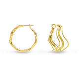 Wavy Hoops