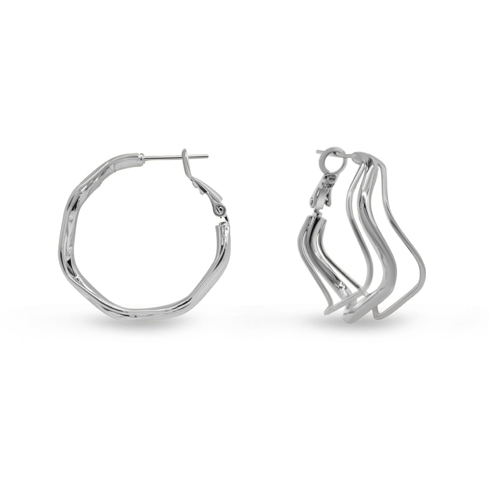 Wavy Hoops