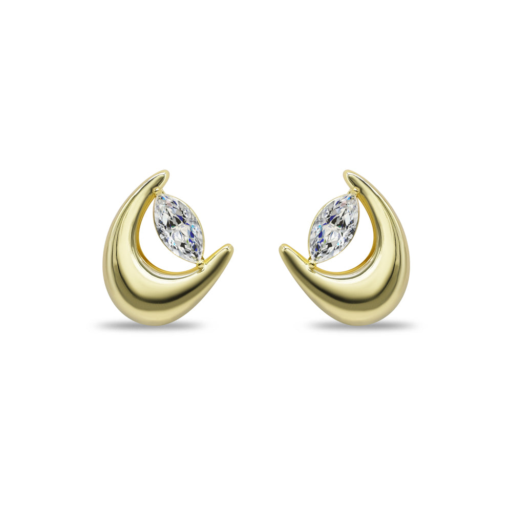Minimalist Crystal Stud