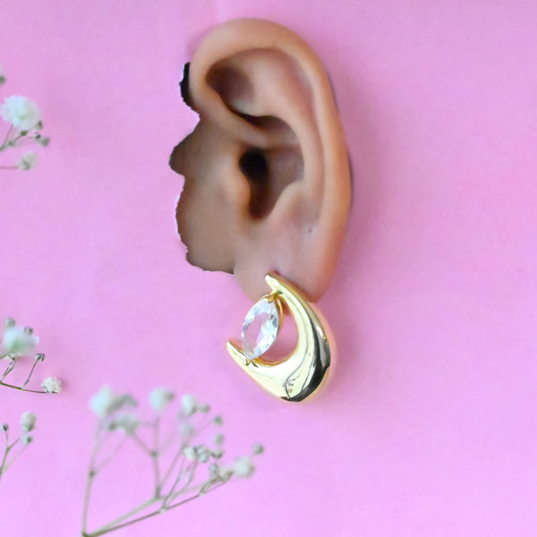 Minimalist Crystal Stud