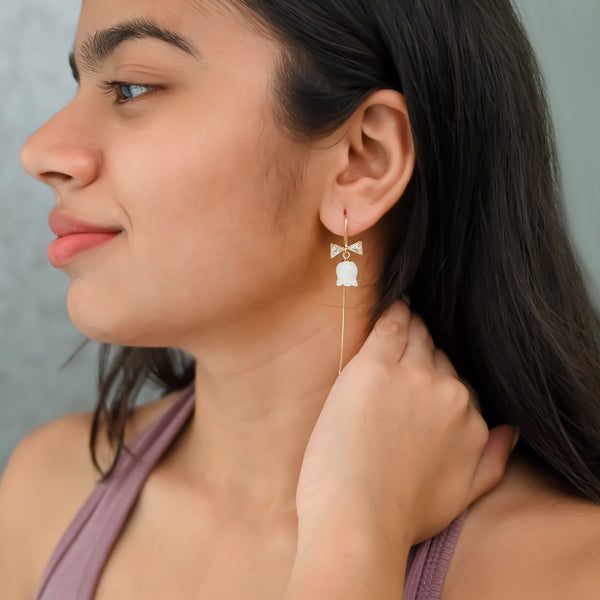 Bow & Pearl Drop