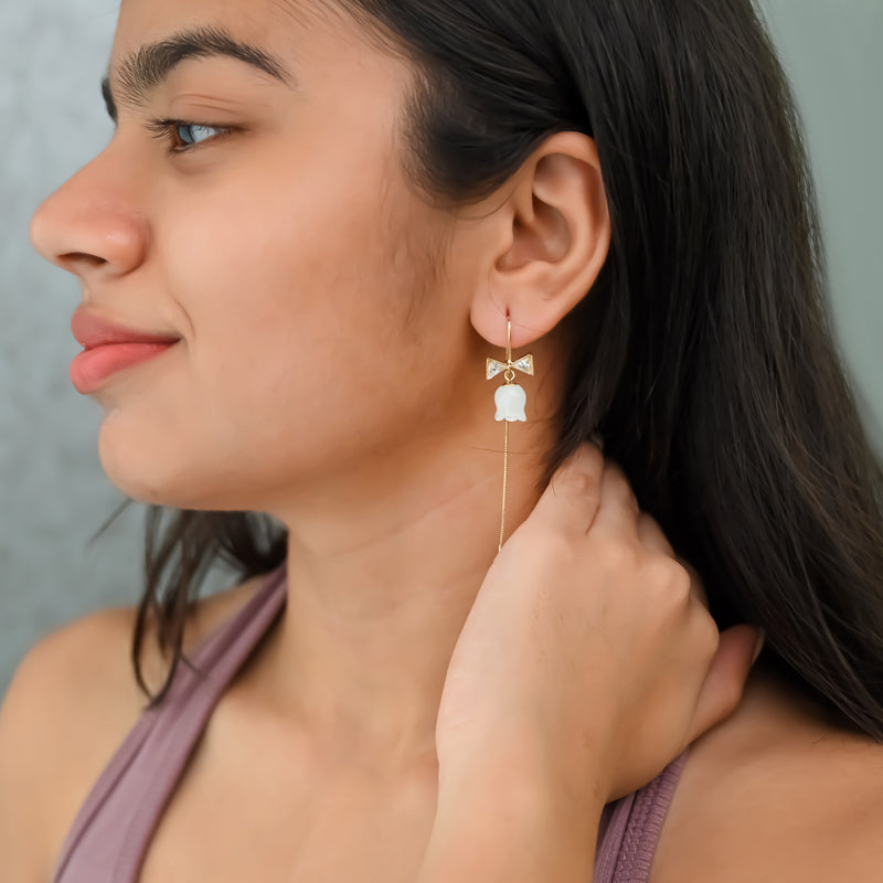 Bow & Pearl Drop