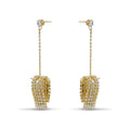 Gold & Diamond Chain Drop