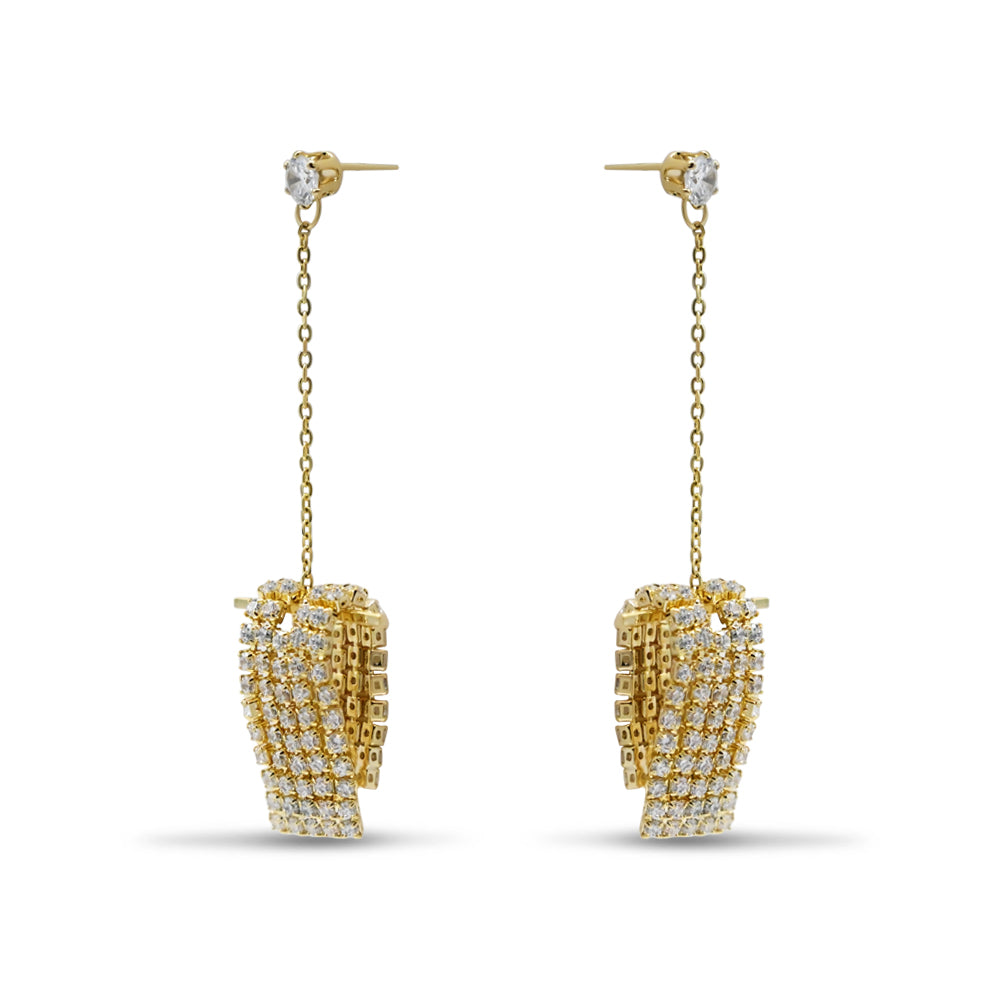 Gold & Diamond Chain Drop