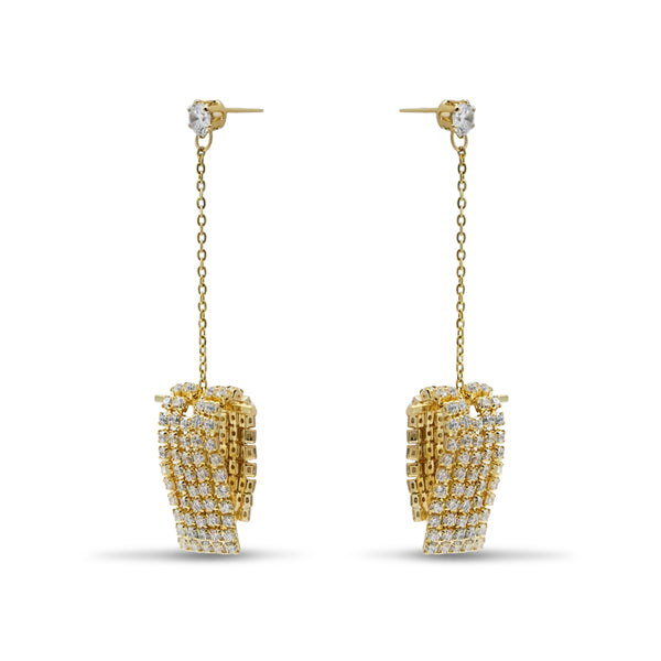 Gold & Diamond Chain Drop