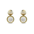 Textured Gold & Pearl Drop