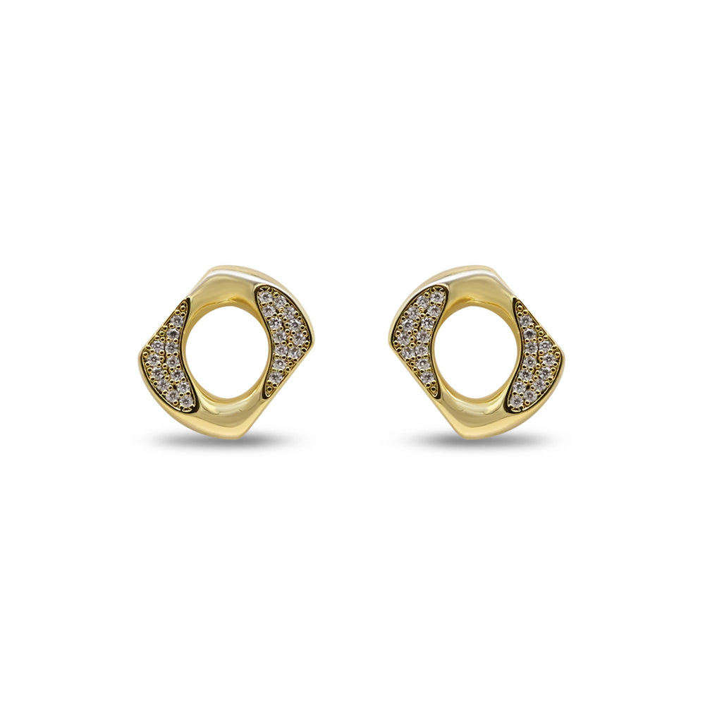 Diamond Geometric Stud
