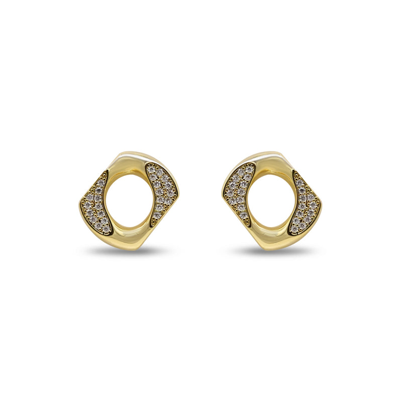 Diamond Geometric Stud