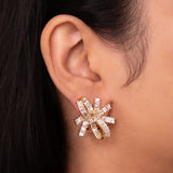 Geometric Flora Studs
