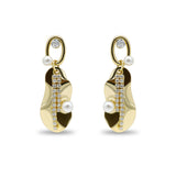 Asymmetrical Pearl & Diamond