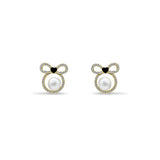 Pearl Bow with Heart Detail
