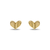 Plain Heart Stud