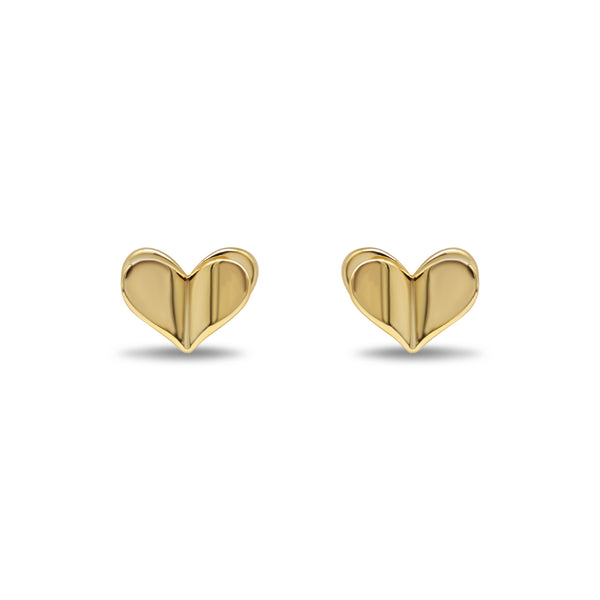 Plain Heart Stud