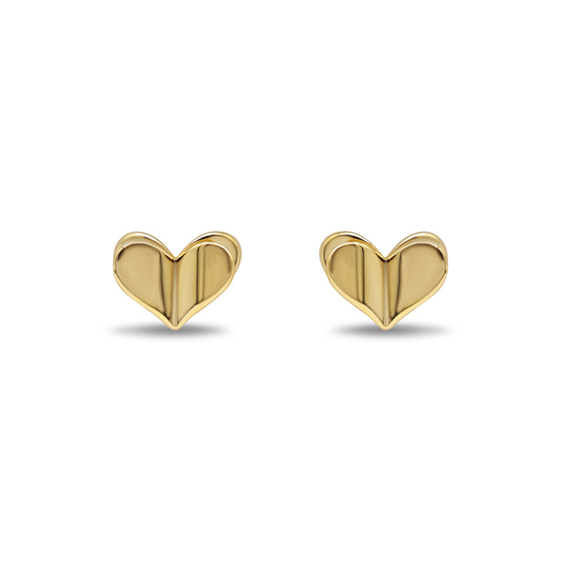 Plain Heart Stud