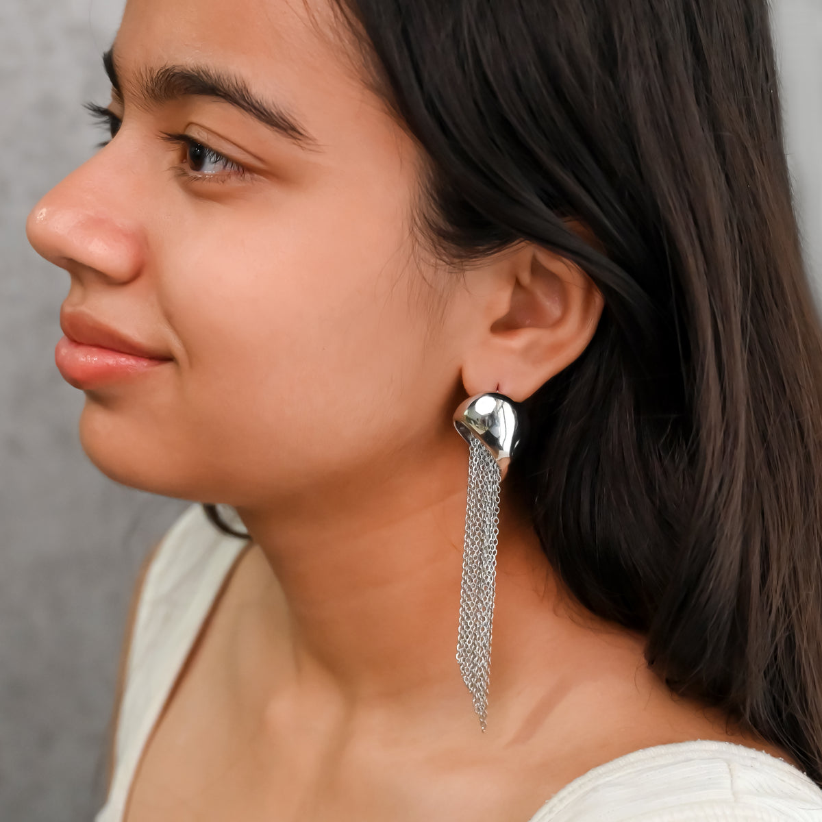 Silver Drape Chain