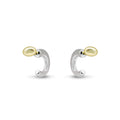 Minimalist Two-Tone Hoop